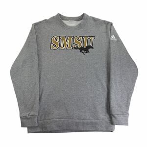 Southwest Minnesota State University Sweatshirt SMSU Mustangs Men's Large Adidas